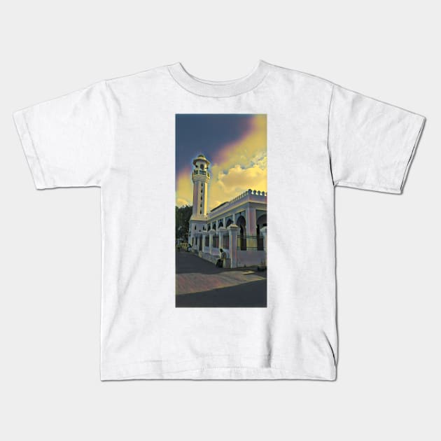 Beautiful Building Art Kids T-Shirt by Avivacreations